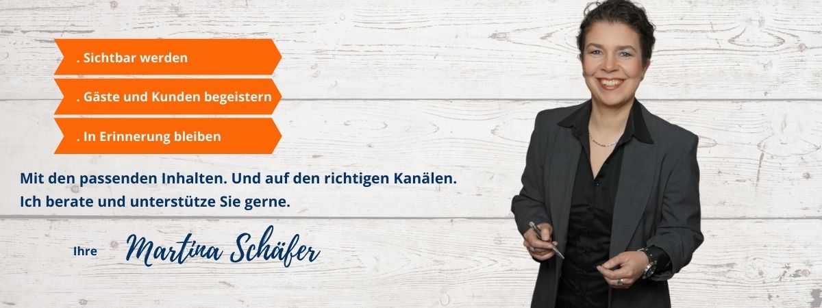 Titelbild der Website von Martina Schäfer Content-Marketing für Hotellerie und Gastronomie, Reisen, Genuss und Lifestyle